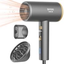 Secador de cabelo SIYOO Professional Ionic 1600W com difusor e bocal