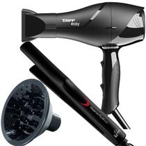 Secador De Cabelo Taiff 1700w Ions Profissional Ar Quente Frio Preto Difusor De Cachos Prancha Cerâmica 410ºf Plus Secador De Cabelo Taiff 1700w Ions Profissional Ar Quente Frio Preto Difusor De Cachos Prancha Cerâmica 410ºf Plus