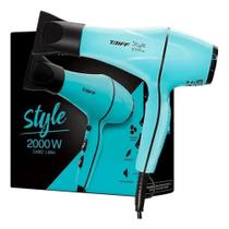 Secador De Cabelo Taiff Azul Turquesa 2000w 2 Velocidade 127V