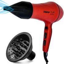 Secador de cabelo taiff style com difusor grande 2000w salão