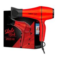 Secador de Cabelo Taiff Style Vermelho Potência 2000W - Superleve e Silencioso 127V