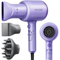 Secador de cabelo Wavytalk Ionic 1875W com difusor para mulheres roxo