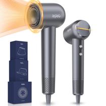 Secador de cabelo WizWise 1500W High Speed Ionic com difusor cinza