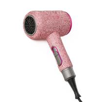 Secador de Cabelo YOLOONLY 1800W Iônico Rosa com Strass Secador de Cabelo YOLOONLY 1800W Iônico Rosa com Strass