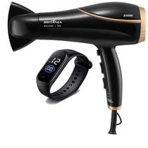 Secador de Cabelos Britânia BSC2250 2100W Tourmaline Íons Profissional Salão Ar Quente e Frio Bivolt Relogio Led Preto Secador de Cabelos Britânia BSC2250 2100W Tourmaline Íons Profissional Salão Ar Quente e Frio Bivolt Relogio Led Preto
