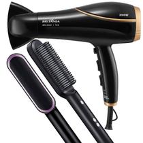 Secador de Cabelos Britânia BSC2250 2100W Tourmaline Íons Profissional Salão Ar Quente e Frio Escova 2 Em 1 Hq Bivolt Secador de Cabelos Britânia BSC2250 2100W Tourmaline Íons Profissional Salão Ar Quente e Frio Escova 2 Em 1 Hq Bivolt