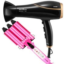 Secador de Cabelos Britânia BSC2250 2100W Tourmaline Íons Profissional Salão Ar Quente e Frio Modelador Cachos Triondas Bivolt Secador de Cabelos Britânia BSC2250 2100W Tourmaline Íons Profissional Salão Ar Quente e Frio Modelador Cachos Triondas Bivolt