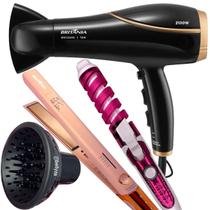 Secador de Cabelos Britânia BSC2250 2100W Tourmaline Íons Profissional Salão Difusor Prancha Viih Tube Titanium 230c Modelador Cachos Nova Bivolt Secador de Cabelos Britânia BSC2250 2100W Tourmaline Íons Profissional Salão Difusor Prancha Viih Tube Titanium 230c Modelador Cachos Nova Bivolt
