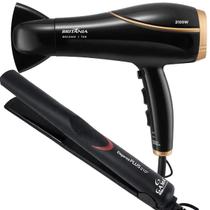 Secador de Cabelos Britânia BSC2250 2100W Tourmaline Íons Profissional Salão Prancha Chapinha Gama 410f Fina Plus Bivolt Secador de Cabelos Britânia BSC2250 2100W Tourmaline Íons Profissional Salão Prancha Chapinha Gama 410f Fina Plus Bivolt