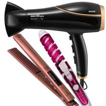 Secador de Cabelos Britânia BSC2250 2100W Tourmaline Íons Profissional Salão Prancha Chapinha Gama Marula 230c Digital Modelador Cachos Nova Bivolt Secador de Cabelos Britânia BSC2250 2100W Tourmaline Íons Profissional Salão Prancha Chapinha Gama Marula 230c Digital Modelador Cachos Nova Bivolt