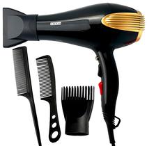 Secador De Cabelos Excela 2000w Profissional Íons Ar Quente Frio Com Bico Alisamento