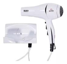 Secador De Cabelos Gama Italy Ions Parede 2000w Hotel Academia Banheiro Branco Jato Ar Quente Frio Anti Furto Secador De Cabelos Gama Italy Ions Parede 2000w Hotel Academia Banheiro Branco Jato Ar Quente Frio Anti Furto