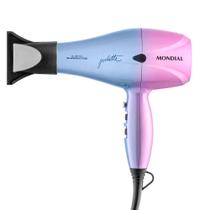 Secador de cabelos prof scp-ju-03 azul rosa 127v - MONDIAL