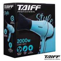Secador de Cabelos Taiff Style Tiffany Motor AC Profissional 2000W Azul