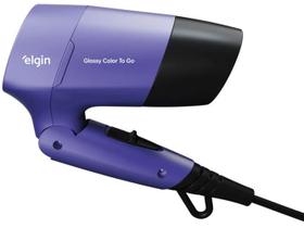 Secador de Cabelos Viagem Compact Elgin Roxo 1000W Bivolt Secador de Cabelos Viagem Compact Elgin Roxo 1000W Bivolt