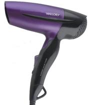 Secador de Cabelos Viagem Dobravel 1250W Mallory Bivolt Roxo - CTMD