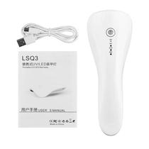 Secador de cílios para unhas 2 em 1 Mini 3 Lâmpada LED UV com temporizador Secador de cílios para unhas 2 em 1 Mini 3 Lâmpada LED UV com temporizador