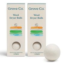 Secador de lã Balls Grove Co., 100% lã neozelandesa, pacote com 3