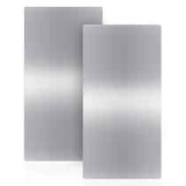 Secador de mãos Splash Guard Dapuri 81x41 cm, aço inoxidável, 2 peças Secador de mãos Splash Guard Dapuri 81x41 cm, aço inoxidável, 2 peças