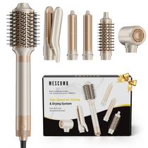 Secador de Pelo MESCOMB 6 en 1 con Rulos y Cepillos Secador de Pelo MESCOMB 6 en 1 con Rulos y Cepillos