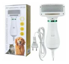 Secador de Pelos Escova Para Cães 2 em 1 Pet Grooming Dryer