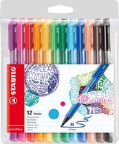 Secador de punta STABILO pointMax Paquete de 12 colores surtidos 0,8 mm Secador de punta STABILO pointMax Paquete de 12 colores surtidos 0,8 mm