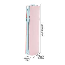 Secador de roupas com ar condicionado para secar roupas em dormitório de viagem Cabide telescópico dobrável montado na parede