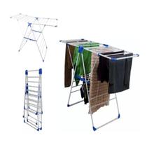 Secador de roupas varal de chao 2 andares secador reforçado lavanderia varanda dobravel