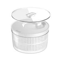 Secador de Salada 5,5 L Organizador de Giratório Manual Folhas Verdura Centrífuga Alface Alimento Legumes