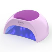 Secador de unhas SUNUV SUN2C UV LED 48W para polimento de gel roxo