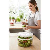 Secador e Organizador Salada 5.5L: Frescor e Praticidade