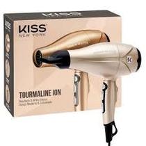 Secador Kiss New York Tourmaline Ion Dourado 2000w