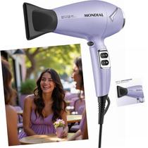 Secador Mondial SC-21 Space Shine 2000W Íons Brilho Extremo 3 Temperaturas Jato Frio