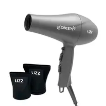 Secador Profissional Concept Cinza (2150W / 2300W) Lizz Pro