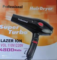 Secador Profissional Hair Dryer F9400 4800w Bivolt Cor Preto