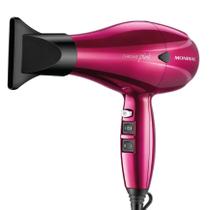 Secador Profissional Mondial Chrome 2000W Pink SC-33 com 2 Velocidades e 3 Temperaturas