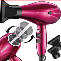 Secador Profissional Mondial Chrome 2000w Pink SC-33 Íon Secador Profissional Mondial Chrome 2000w Pink SC-33 Íon