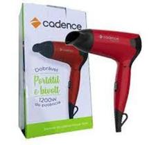 Secador SEC185 (Vermelho e Preto) Bivolt 1000W - 1200W CADENCE