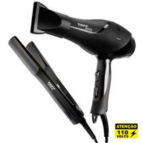 Secador Taiff Easy 1700W e Prancha Taiff Cerâmica 180ºC - Kit Taiff