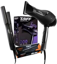 Secador Taiff Easy 1700W e Prancha Taiff Cerâmica 180ºC - Kit Taiff Secador Taiff Easy 1700W e Prancha Taiff Cerâmica 180ºC - Kit Taiff