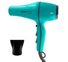 Secador Taiff Style 2000W Azul Profissional Alta Potência Secagem Rápida com Controle de Temperatura e Velocidade