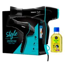 Secador Taiff Style Preto 2000W 220V + Óleo Lola Argan 50ml Secador Taiff Style Preto 2000W 220V + Óleo Lola Argan 50ml