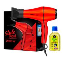Secador Taiff Style Red 2000w 220V + Óleo Lola Argan 50ml Secador Taiff Style Red 2000w 220V + Óleo Lola Argan 50ml