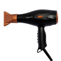 Secador Taiff Vulcan Digital 5 Temperaturas, 2500W, Preto/Dourado