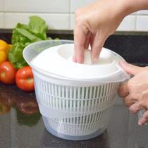 Secadora Seca salada Manual centrífuga Verdura 2,8 L Plasútil Utensilio de Cozinha