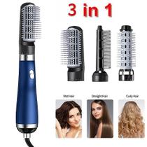 Secadores de cabelo 3 em 1 secador de cabelo elétrico pente escova de ar quente rotativa alisador de cabelo ferramenta de estilo modelador de cabelo Secadores de cabelo 3 em 1 secador de cabelo elétrico pente escova de ar quente rotativa alisador de cabelo ferramenta de estilo modelador de cabelo