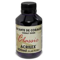 Secante de Cobalto pet/100ml sem cor original Acrilex Secante de Cobalto pet/100ml sem cor original Acrilex