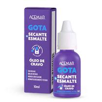 Secante de Esmalte Óleo de Cravo 10ml - Acemar Secante de Esmalte Óleo de Cravo 10ml - Acemar