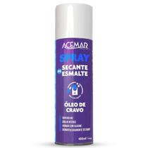 Secante de Esmalte Spray Óleo de Cravo 400ml - Acemar Secante de Esmalte Spray Óleo de Cravo 400ml - Acemar