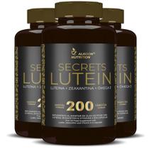 Secrets Lutein Omega 3 + Luteína + Zeaxantina 3x200 cápsulas softgels - Alisson Nutrition Secrets Lutein Omega 3 + Luteína + Zeaxantina 3x200 cápsulas softgels - Alisson Nutrition